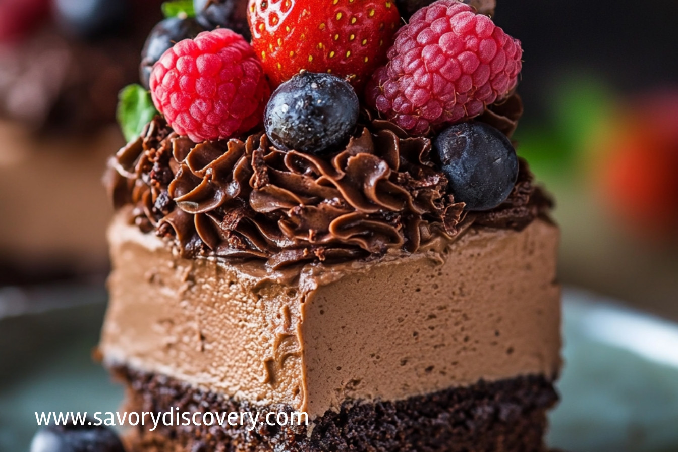 Small Serve Chocolate Mousse Cake